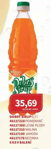 Kubík potraviny Dobrý sirup nabídka