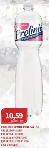 Kubík potraviny Prolinie jemně perlivá nabídka