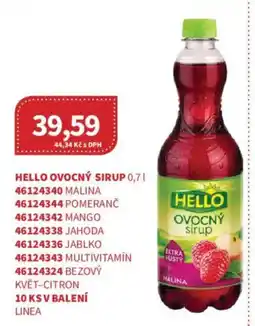 Kubík potraviny Hello ovocný sirup nabídka