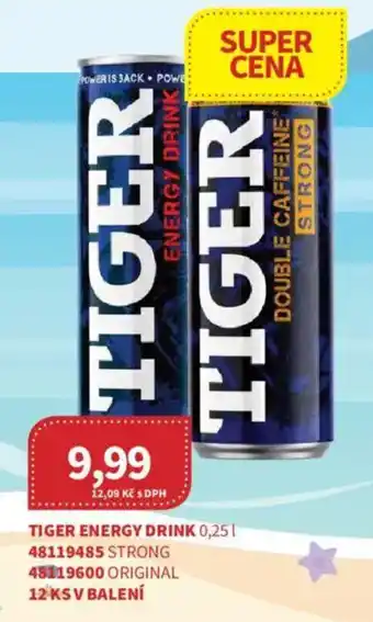 Kubík potraviny Tiger energy drink nabídka