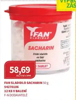 Kubík potraviny Fan sladidlo Sacharin nabídka
