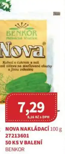 Kubík potraviny Nova nakládací nabídka