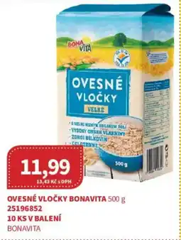 Kubík potraviny Ovesné vločky Bonavita nabídka