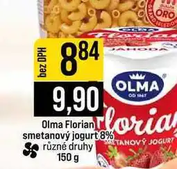 Jip Olma Floria smetanový jogurt 8% různé druhy nabídka