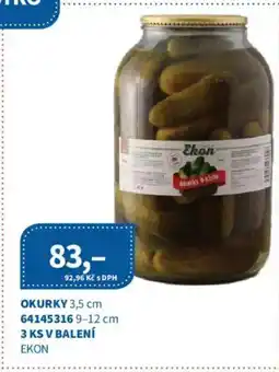 Kubík potraviny Okurky nabídka