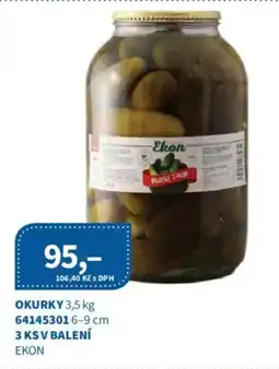 Kubík potraviny Okurky nabídka