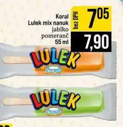 Jip Koral Lulek mix nanuk jablko pomeranč nabídka