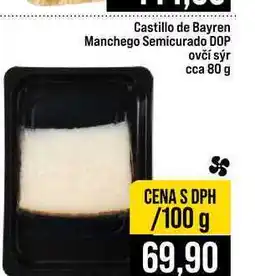 Jip Castillo de Bayren Manchego Semicurado DOP ovčí sýr cca nabídka