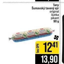 Jip Tany Šumavský tavený sýr original šunka pikant nabídka