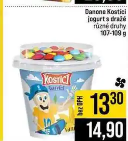Jip Danone Kostíci jogurt s dražé různé druhy nabídka