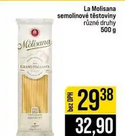 Jip La Molisana semolinové těstoviny různé druhy nabídka