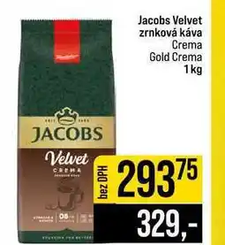 Jip Jacobs Velvet zrnková káva Crema Gold Crema nabídka