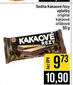 Jip Sedita Kakaové řezy oplatky original kakaové oříškové nabídka