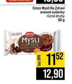 Jip Emco Mysli Na Zdraví ovesné sušenky různé druhy nabídka