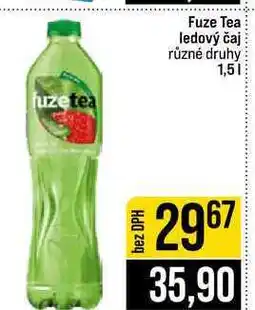 Jip Fuze Tea ledový čaj různé druhy nabídka