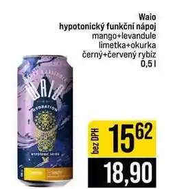 Jip Waio hypotonický funkční nápoj mango+levandule limetka+okurka černý+červený rybíz 0,5l nabídka
