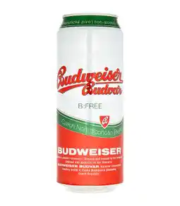 Jip Budweiser Budvar B:Free nealkoholické pivo (plechovka) 0.5l nabídka
