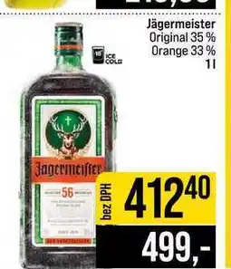 Jip Jägermeister Original 35% Orange 33% nabídka