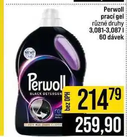 Jip Perwoll prací gel různé druhy 3,08l-3,087l 60 dávek nabídka