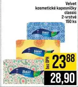 Jip Velvet kosmetické kapesníčky classic 2-vrstvé 150 ks nabídka