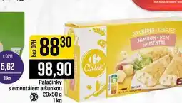 Jip Palačinky s ementálem a šunkou 20x50 g 1kg nabídka
