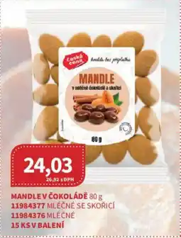 Kubík potraviny Mandle v čokoládě nabídka