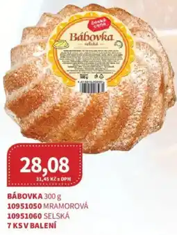 Kubík potraviny Bábovka nabídka