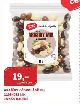 Kubík potraviny Arašídy v čokoládě nabídka