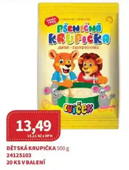 Kubík potraviny Dětská krupička nabídka