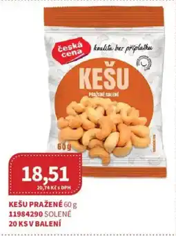 Kubík potraviny Kešu pražené nabídka