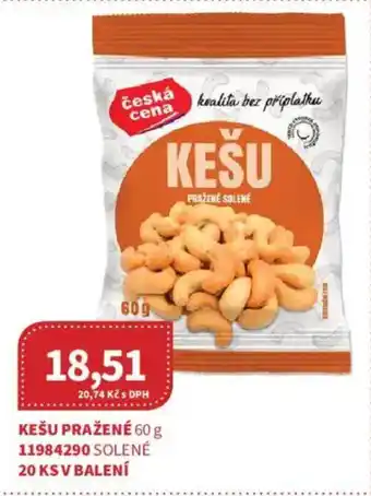 Kubík potraviny Kešu pražené nabídka