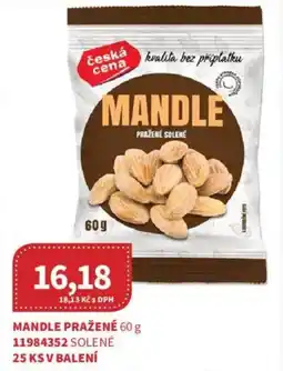 Kubík potraviny Mandle pražené nabídka