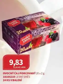 Kubík potraviny Ovocný čaj porcovaný nabídka