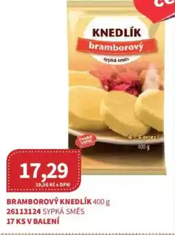 Kubík potraviny Bramborový knedlík nabídka