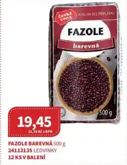 Kubík potraviny Fazole barevná nabídka