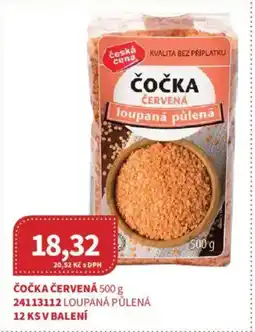 Kubík potraviny Čočka červená nabídka