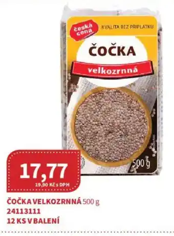 Kubík potraviny Čočka velkozrnná nabídka