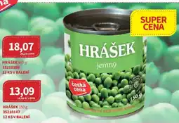 Kubík potraviny Hrášek nabídka