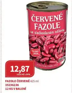 Kubík potraviny Fazole červené nabídka