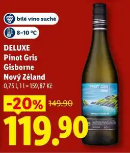 Lidl DELUXE Pinot Gris Gisborne Nový Zéland nabídka