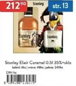 Qanto Stanley Elixir Caramel 35%+sklo nabídka