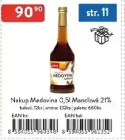 Qanto Nakup Medovina Mandlová 21% nabídka