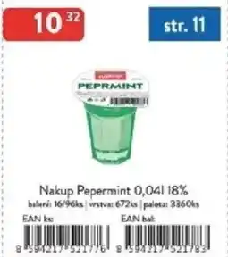 Qanto Nakup Pepermint 18% nabídka