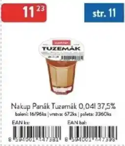 Qanto Nakup Panák Tuzemák 37,5% nabídka