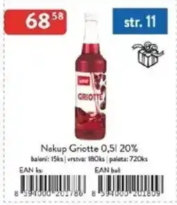 Qanto Nakup Griotte 20% nabídka