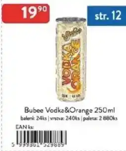 Qanto Bubee Vodka&Orange nabídka
