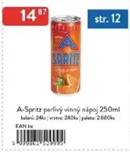 Qanto A-Spritz perlivý vinný nápoj nabídka