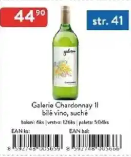 Qanto Galerie Chardonnay bilé víno, suché nabídka