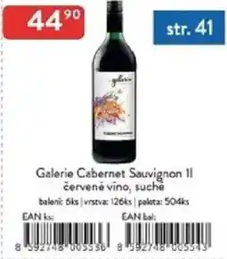 Qanto Galerie Cabernet Sauvignon červené víno, suché nabídka