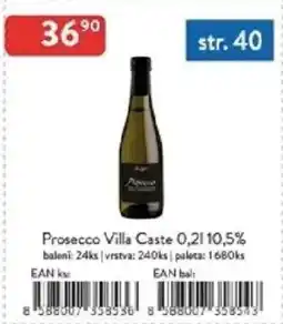 Qanto Prosecco Villa Caste 10,5% nabídka